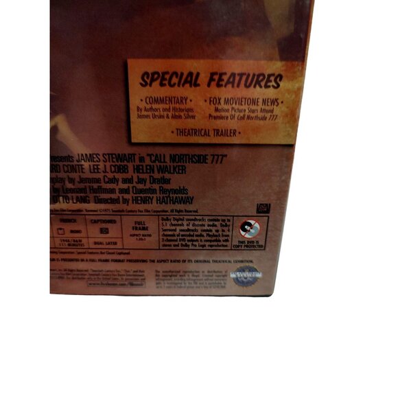 Vntg 2004 James Stewart In Call Northside 777 DVD 20th Century Fox Film Movie - Picture 3 of 6